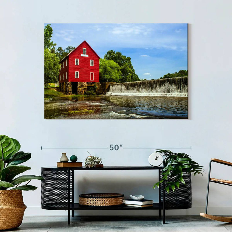 Lilie Starr's Mill, 32" H x 48" W