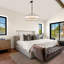 23.78" Modern 5-light Dimmable Drum Chandelier-205390080