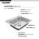 Houzer  25 in Stainless Topmount 4-hole Single Bowl 8 in Deep Kitchen Sink w/ Strainer - 2522-8BS4-C