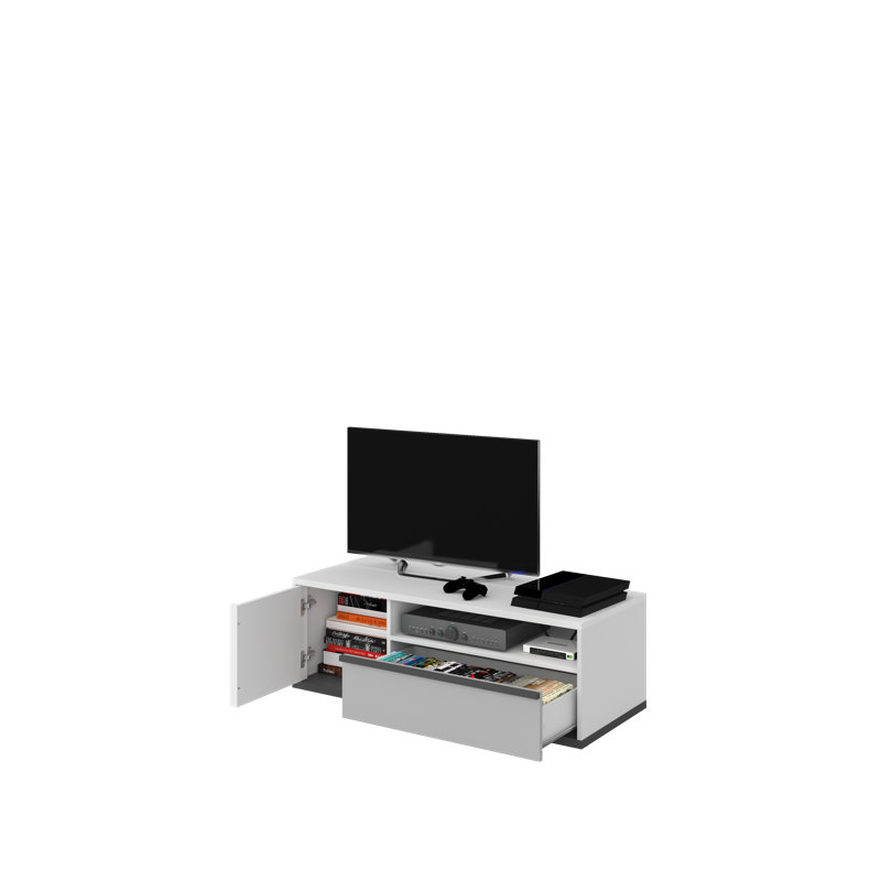 Stancil Unfinished Floating TV Stand for TVs up to 50"