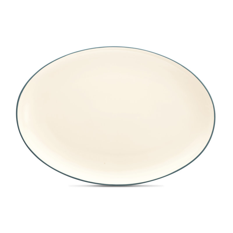 Noritake Colorwave Oval Platter, Turquoise