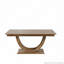 Ensemble de 6 tables de salle à manger en bois 6 pièces avec banc long et 4 chaises, style moderne-1343864650
