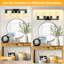 Luminaires de salle de bain: lampe de salle de bain 4 lumières sur miroir avec abat-jour en verre transparent, lampe murale pour miroir-622116503-636084086
