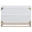 Grand lit escamotable avec pieds en fer, lit escamotable mural moderne, lit pliable pour la chambre à coucher, finition blanche-314034080