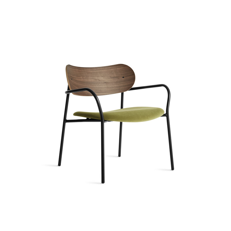 SideBySide Armchair, Bella Loden Performance Velvet