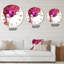 Portrait d'une femme afro-américaine VI - horloge murale moderne-60329273-60398656