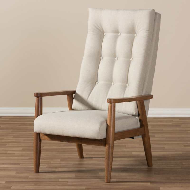 Fauteuil Kellems, Beige clair