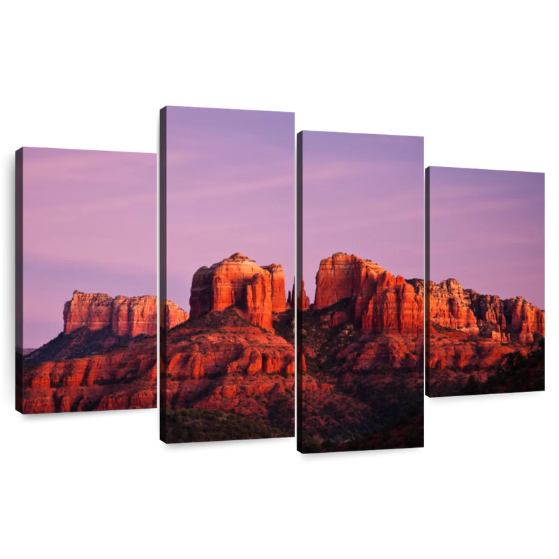 Nicci Cathedral Rock Red Sunset, 42" H x 68" W