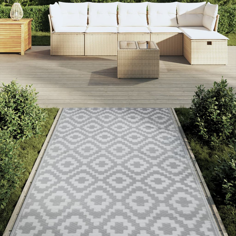 Outdoor Carpet ARAKIL Grey, Rectangle 120 x 180 cm