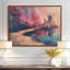 Rose, bleu, été, astral, observatoires I - Art mural-1273857104-1273857108