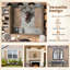 Décoration murale en bois de paulownia récupéré 2 pièces avec surface antique gris foncé Costway-99172397