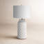 Lampe de table blanche 30 po Pattison