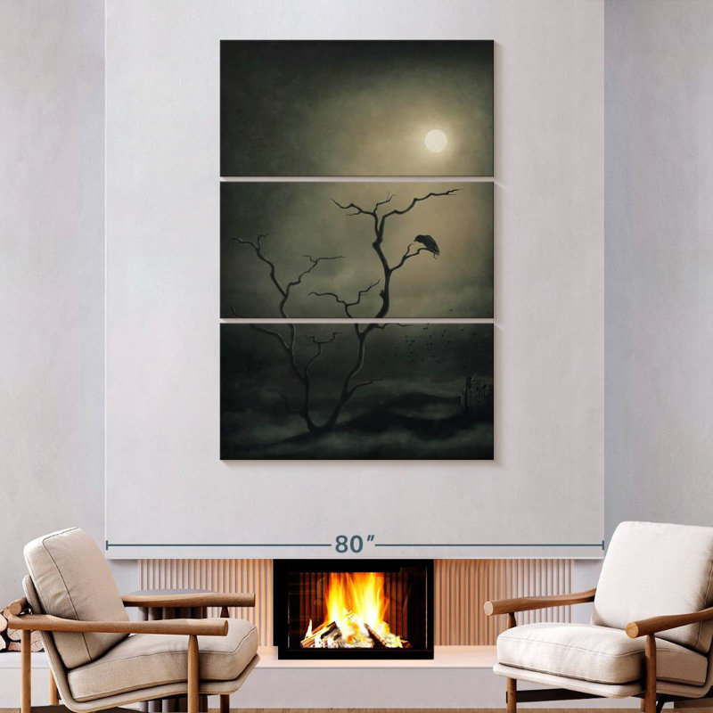 Hitzel Creepy Tree, 74" H x 48" W