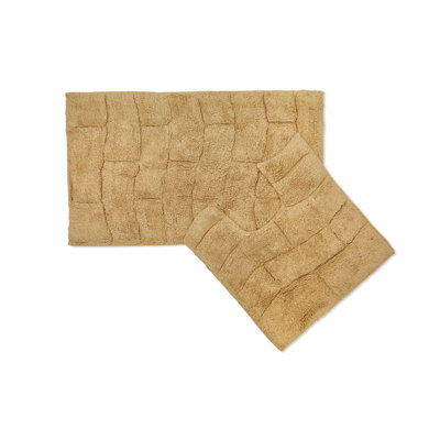 Bombay Cotton Non-Slip Bath Rug Set