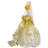 Kurt Adler 10-Light 9-Inch White Angel Treetop