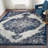 Honig Oriental Indoor Performance Navy Area Rug-1894597187