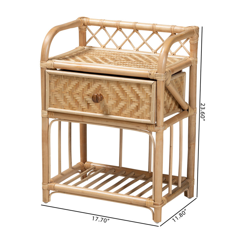 Table de chevet moderne bohémienne