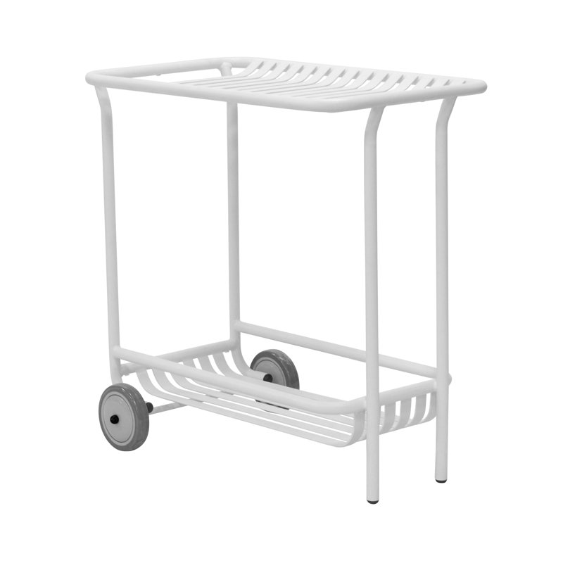 Chariot d'extérieur Younas, Blanc
