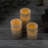 August Grove Flameless Candles - 3-Pack Faux Birch Bark Battery Operated LED Candles with Remote and Flickering Light - Candles for Home Décor