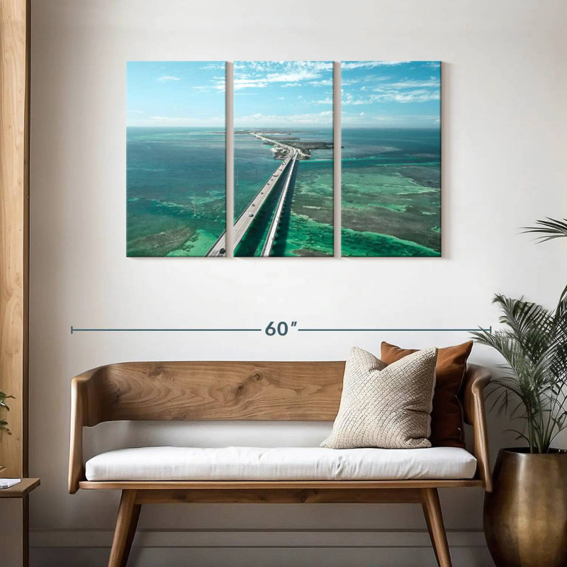 Lilie Wonderful Seven Mile Bridge, H 28 po x l 45 po