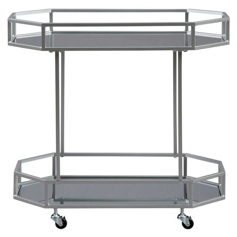 Westphalia Bar Cart, Silver