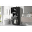 Grande armoire de salle de bain avec panier à linge-317090371