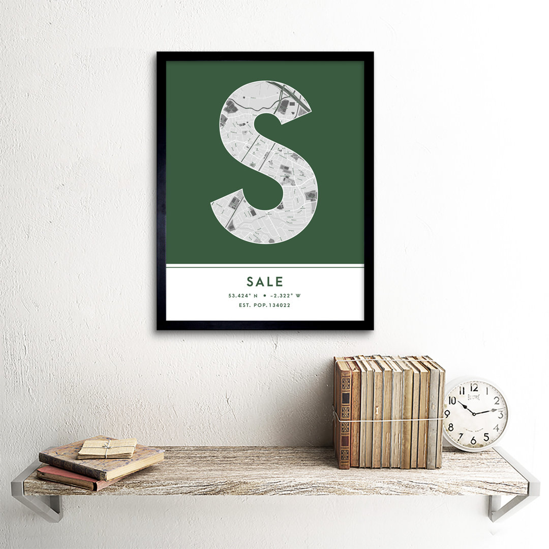 Sale Green - Picture Frame Typography