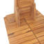 Solok 204cm H Wood Freestanding Outdoor Shower and Footwash Spout
