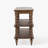 Isabel Traditional Solid Wood Wide Bookcase Spindle Side Panels and Multiple Open Shelves for Living Room Office-741171448