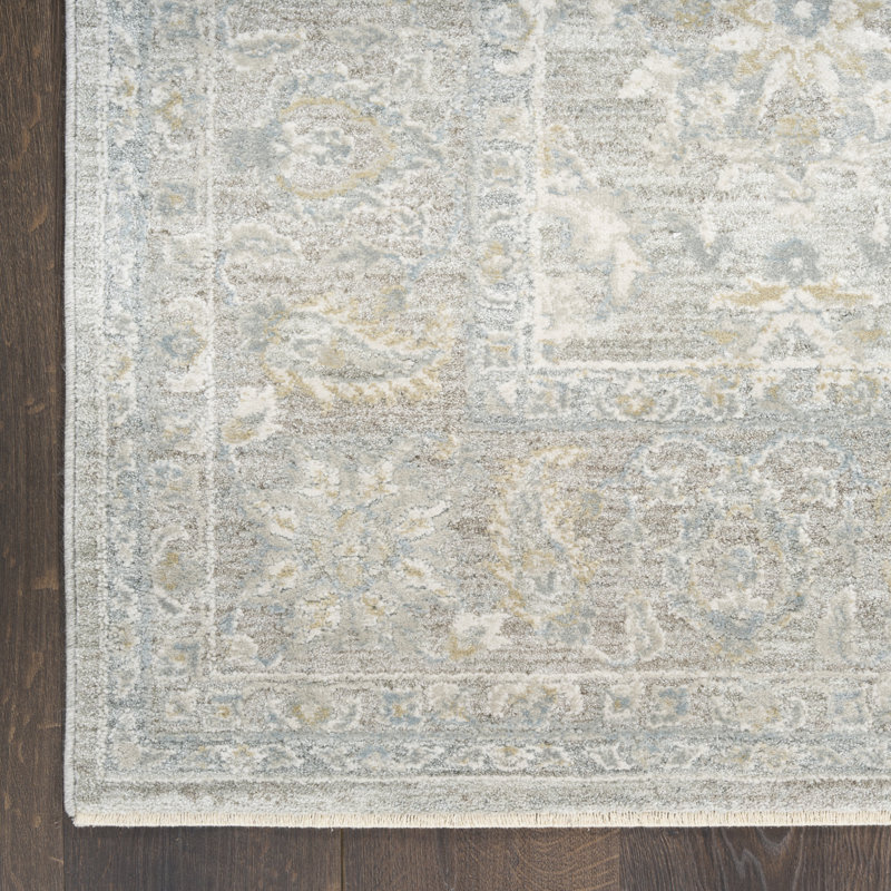  Envy 7'10" x 10'2" Grey Vintage Indoor Rug, Rectangle 7'10" x 10'2"