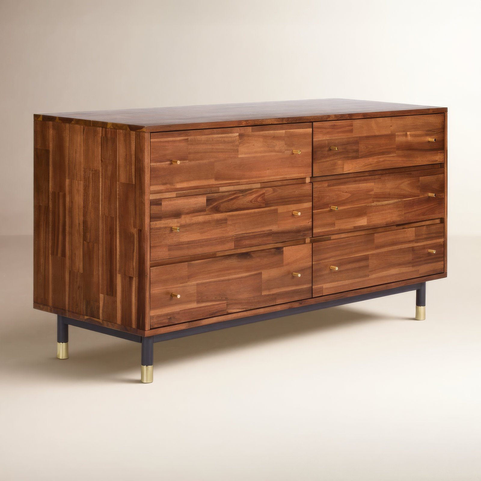 Dakota 55" Acacia Double Dresser