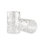 Abat-jour tambour en verre transparent Sanami H 6,5 po x l 4 po