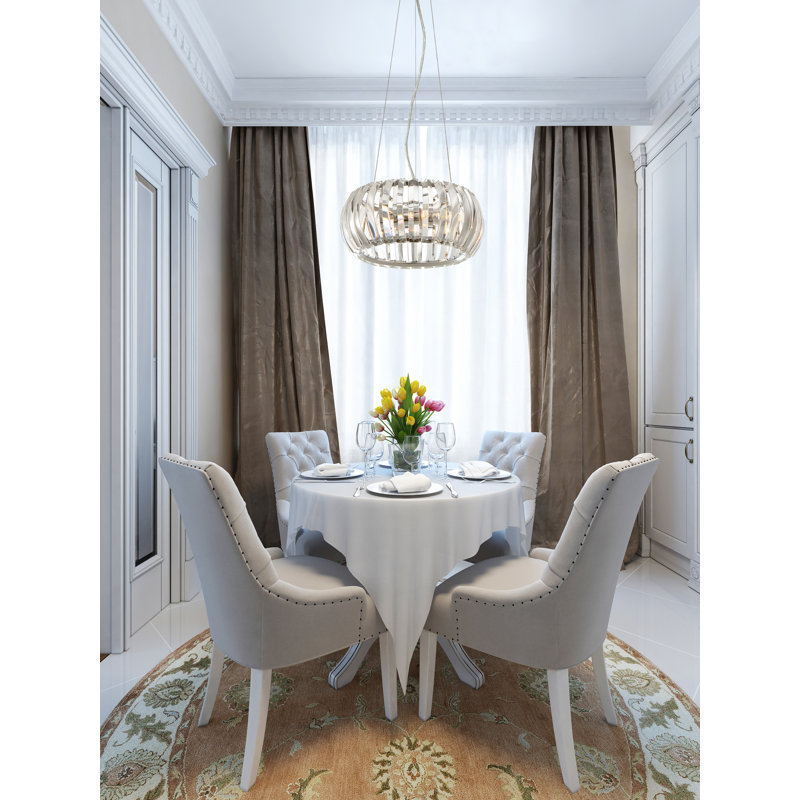 Luminaire tambour suspendu simple 2 lumières Maliyah