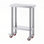 Table de travail en acier inoxydable avec roulettes 