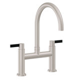 Bridge Kitchen Faucet With Sidespray - Arc Spout