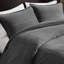 Housse de couette très grand / très grand 3 pièces en sergé de coton 100% délavé, connue pour sa très grande couverture, douceur délavée à la pierre, conception et coton respirant, offrant confort, élégance intemporelle, durabilité et tissu-118929339