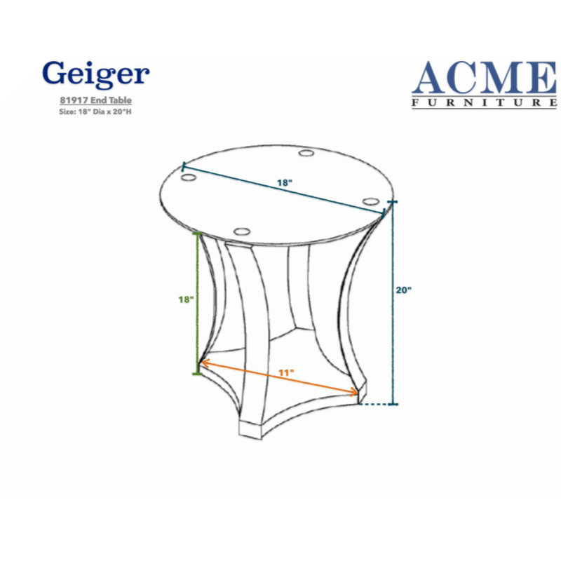Geiger End Table