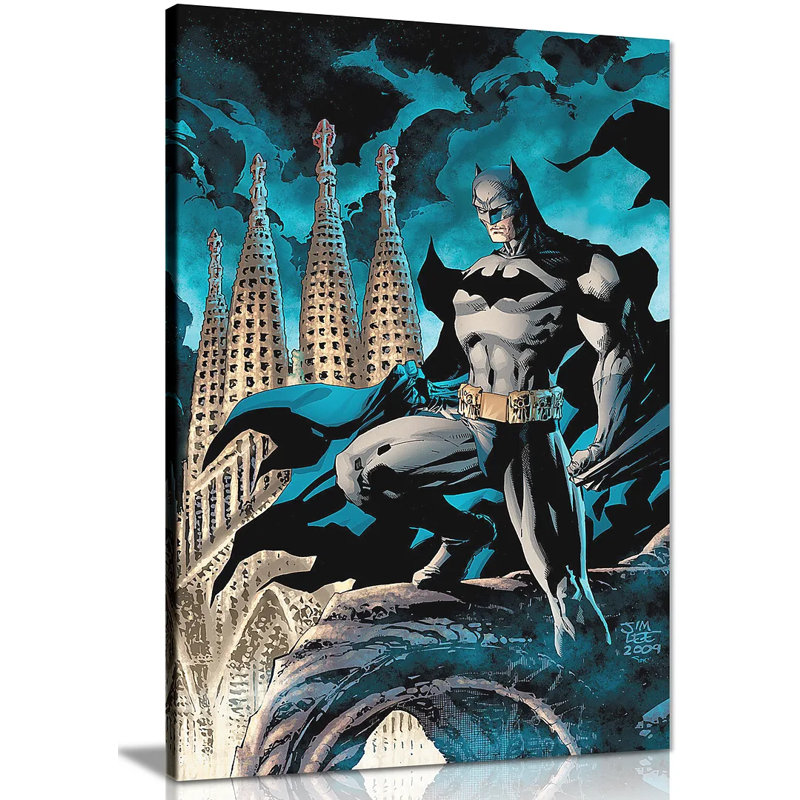 Batman - Wrapped Canvas Print, 91cm H x 61cm W