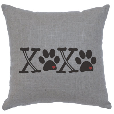 Coussin Wooded River Image - Xoxo - Gris lin