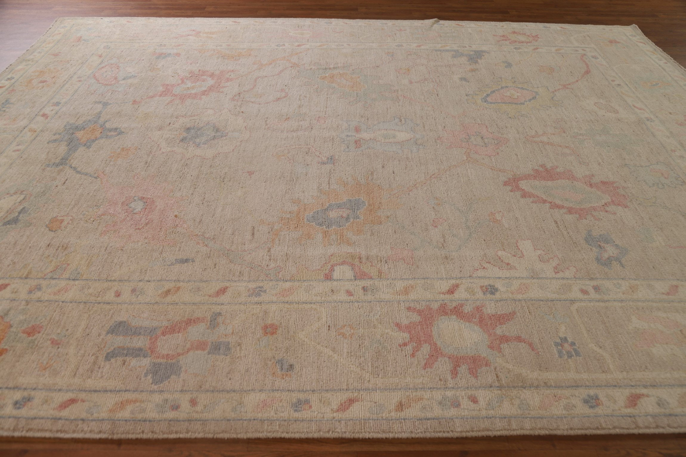 Rug Source Outlet Vegetable Dye Oushak Turkish Area Rug 9X12 | Wayfair
