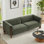 Wanetta 88'' Upholstered Sofa With Solid Wood Leg