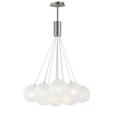 Luminaire suspendu sphère 12 lumières Celica