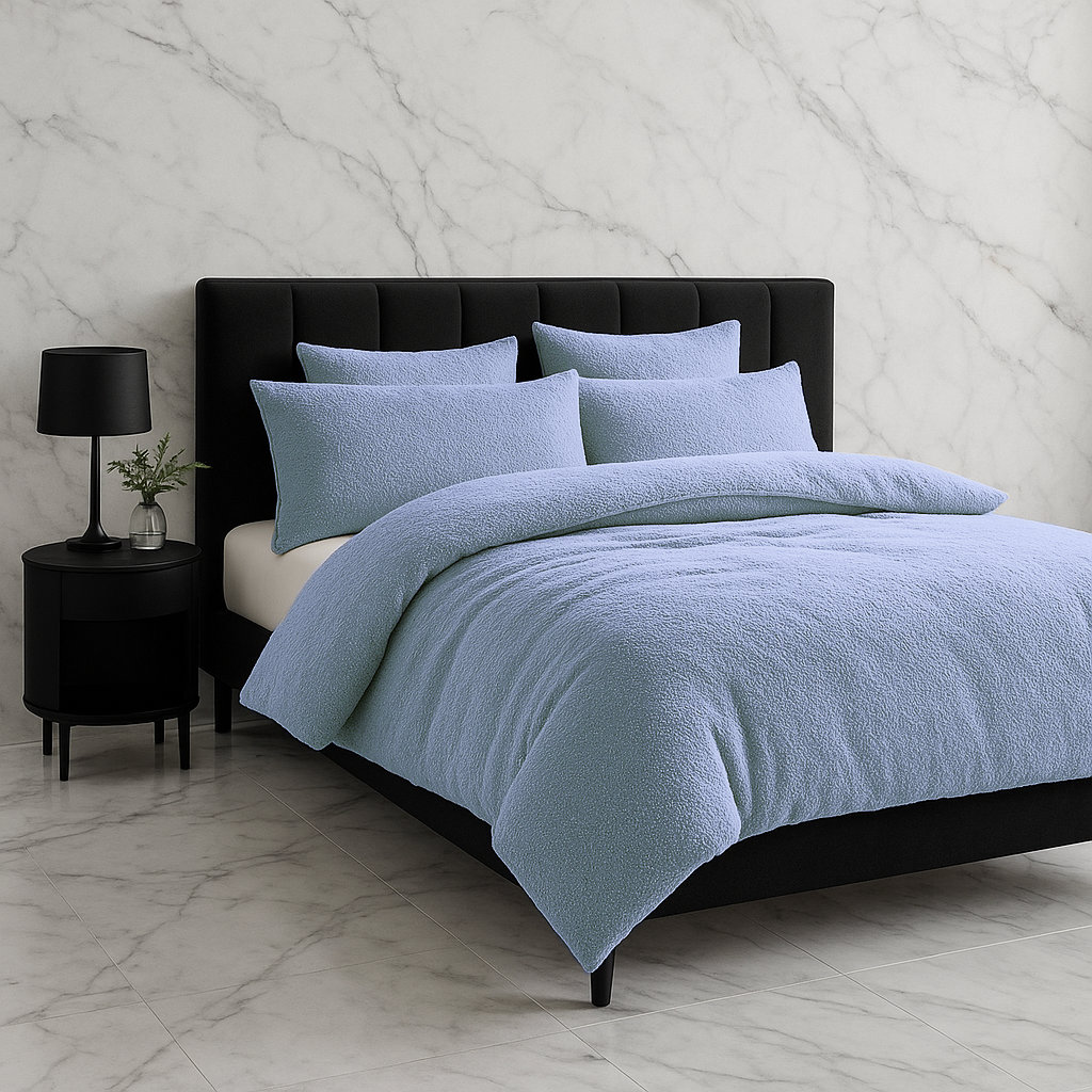 No Pattern Duvet Cover Set with Pillowcases Included