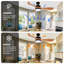 Ventilateur de plafond Geremias 52
