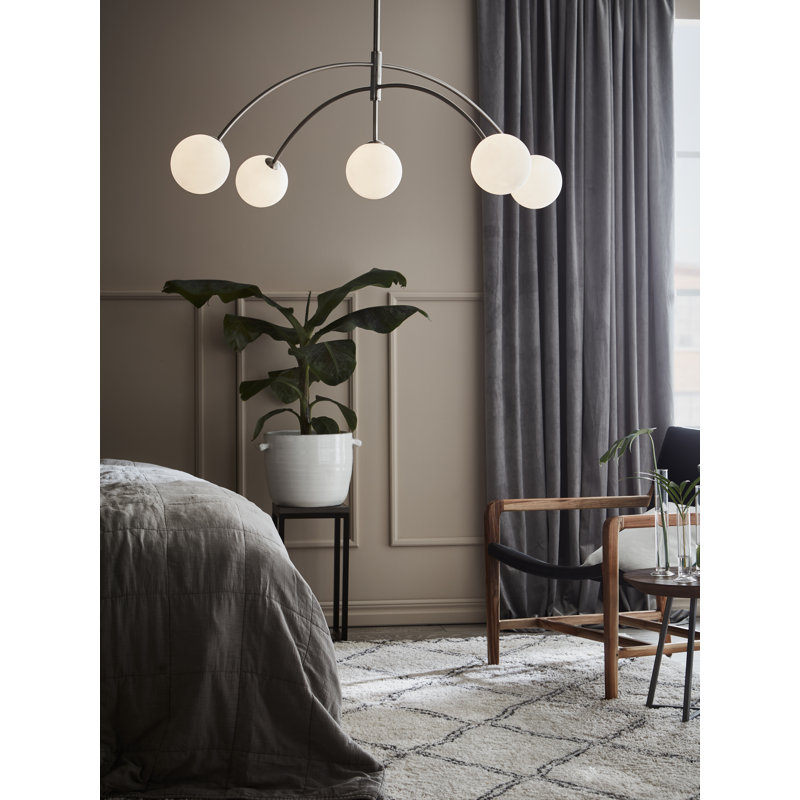 Runion 5 - Light Sputnik Chandelier, Steel