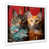 White Single Picture Framed