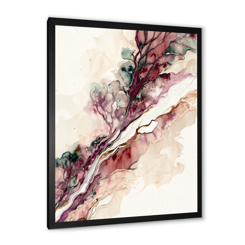 «Encounters At Redend Point IV», reproduction sur toile, Impression noire sur toile encadrée, L 16 po x H 32 po