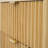 Modern Fluted Wood Nightstand with Two Drawers and Gold Hardware