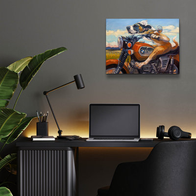 «Fast And Furriest» par CR Townsend, art mural en verre acrylique