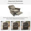 Fauteuil inclinable et pivotant manuel-2037409135